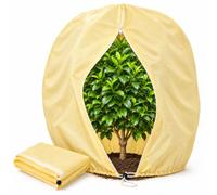 Leikedun 240x200cm 70g/m² Voile Hivernage Plante Exterieur | Voile d'hivernage avec Cordon de Serrage à Glissière, Housses de Protection pour Plantes pour Palmiers, Olivier Citronnier