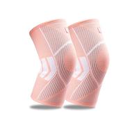 Leikedun Lot de 2 genouillères pour femme, manchons de compression pour douleurs au genou, soutien du genou pour l'arthrite, la course, la randonnée, le sport, le fitness, la récupération après une