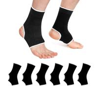 Leikedun Lot de 3 paires de chevillères de compression pour enfant - Pour entorse de la cheville - Protection contre les dommages ligamentaires