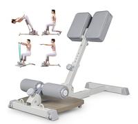 leikefitness Banc de musculation multifonction de luxe pour les jambes (beige)