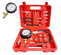 Leikurvo 0-140PSI/10 Bar Testeur de Pression de Carburant Manomètre Testeur de Pression de Carburant Pompe à Essence Kit Testeur de Pression Essence Outil de Diagnostic Détection de Pression de