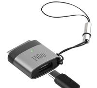 Leikurvo Adaptateur magnétique USB C vers 3, 140 W, USB C, Charge Rapide, pour MacBook Pro M1 2021/M2 (2023,14"/16"), MacBook Air M2 (13''/15"), M3 Air (13''/15'')/M3 Pro (2024,14")