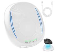 Leikurvo Mouse Mover, Jiggler, Déplacement de souris pour bureau à domicile Non détectable Plug & Play, souris Jiggler, simuler le mouvement de la souris (blanc)