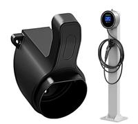 Leikurvo Support mural type 2, support de câble Wallbox pour câble de charge EV, support de charge type 2, support de charge Wallbox pour chargeur EV, support de chargeur