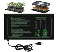 Leikurvo Tapis chauffant pour plantes, germination des semis et animaux domestiques, 21 W, avec thermostat, température Reptile Dragon - Chauffage rapide - Sûr et durable - 25 x 52,5 cm