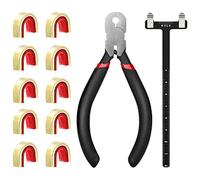 Leikurvo Tir à l'arc Points à cames en forme de T Arc carré Règle Set de cordes à l'arc Pince à point de came Accessoires pour arc composé et recourbé