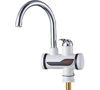 Leilaohu Robinet de Chauffe-Eau, Chauffe-Eau électrique instantané sans réservoir 2500 W sous débit avec Affichage numérique LED, Robinet de Chauffage Rapide