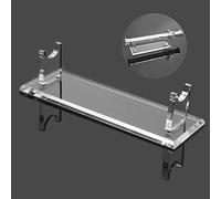 LEILIN Support d'épée de samouraï en acrylique à deux couches - Support mural pour épées - Transparent - 1 pièce