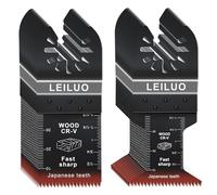 LEILUO 50 Pièces Lames de Scie Oscillante à Dents Japonaises en CRV