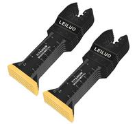LEILUO Lot de 10 lames oscillantes extra longues en titane pour outil multifonction 70 mm Accessoires universels pour clous en bois compatibles avec DeWalt Makita Ryobi et plus encore