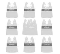 LEILUO Lot de 10 lames oscillantes multi-outils 8 lames trempées et 2 lames flexibles pour enlever le mastic de peinture, compatible avec DeWalt, Makita, Ryobi et plus encore