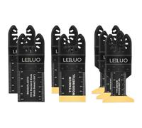 LEILUO Lot de 7 lames de scie oscillante multi-outil en titane