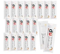 LEIMEND Lot de 20 pochettes de remerciement en feutre - Cadeau sans chocolat - Emballage cadeau - Vous méritez un remerciement épais - Blanc - Pour employés, collègues, amis, famille