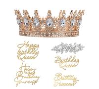 LEIMEND Set de 6 pièces Couronne Princesse Diademe Femme