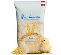 Leimüller Nourriture pour Poussins 1re à 6e Semaine 25 kg - Aliment Complet de Haute qualité pour Poussins - Favorise Une Croissance Saine - Aliment de démarrage sans poussière & OGM