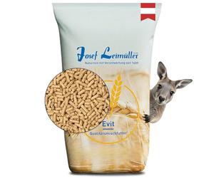 Leimüller Pellets pour kangourous 25 kg - Aliment Complet de Haute qualité pour kangourous et Wallabies - sans poussière et 100% sans OGM