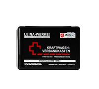 Leina 10007 Kit de Premiers Secours pour véhicule Automobile Noir/Blanc/Rouge