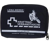 Leina 17013 de Kit de Premiers Secours pour Moto de Type II avec Fermeture Velcro, Bleu/Blanc