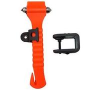 LEINA-WERKE LEINA Marteau de secours, avec coupe ceinture, orange