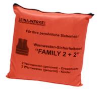 LEINA Set de 4 gilets de sécurité/gilets de signalisation