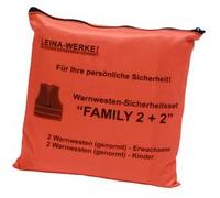 LEINA Set de 4 gilets de sécurité/gilets de signalisation