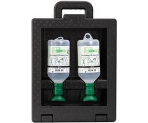LEINA Station de rinçage oculaire IBOX, 2x 500ml de solution