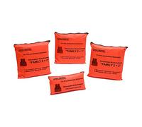 LEINA-WERKE 13123 FAMILY 2+3 Gilet de sécurité en polyester avec imprimé Orange