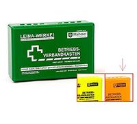 LEINA-WERKE 20002 Boîte de 10 pansements sans support mural Petit format Orange