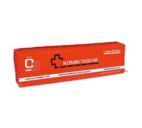 LEINA-WERKE 33126 Önorm Ö3 Mini Ecoline Lot de 5 mini sacs de rangement Noir/blanc/rouge avec velcro