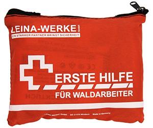 Leina Werke 51001 First aid Kit pour Les Travailleurs forestiers Blanc/Orange 1 pc.