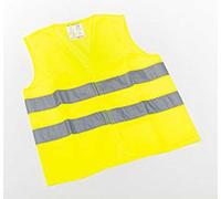 LEINA-WERKE gilet de sécurité unisexe pour enfants jaune fluo taille unique