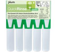 LEINA-WERKE LEINA Ampoule de rinçage oculaire QuickRinse, 5 x 20 ml