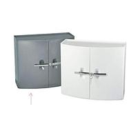 LEINA-WERKE Leina Armoire à Pharmacie Vide, Couleur : Argent