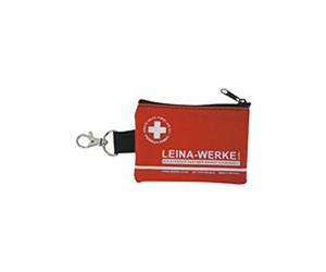 Leinawerke 43156 Porte-clefs avec système de respiration Rouge/blanc