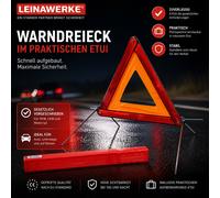 Leinawerke Triangle de Signalisation Pliable Encombrant Warn Eu Richtlinen Panne