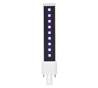 Leinggg Ampoule UV, Ampoule de dessiccateur d'ongle, Double Light Source 365 + 405nm LED, 9W, Gel Séchage Durcisseur, Tube de Lumière, 1 Unité