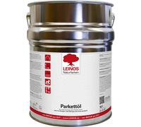 LEINOS 252 Huile pour parquet intérieur, 10,0 L - satinée & incolore - entretien naturel du bois pour parquets & planchers - respirante, hydrofuge & résistante - sans solvants & à pores ouverts