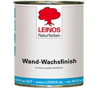 LEINOS 350 Finition à la cire pour murs 0,75 l Protection satinée pour murs et plafonds - Naturelle, respirante, sans solvants - Pour l'intérieur et l'habitat