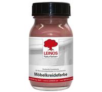 LEINOS 637 Peinture à la craie pour meubles, intérieur, 0,1 l, rouge toscan