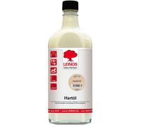 LEINOS huile pour bois 250 ml | Huile dure double blanc pour tables meubles plans de travail | Huile pour meubles en teck pour une vitrification efficace et une protection durable en intérieur