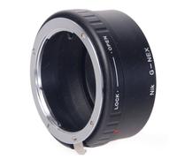 Leinox AD-S12A Bague d'adaptation pour objectifs Nikon G sur boîtier Sony NEX + Lentille de correction Noir