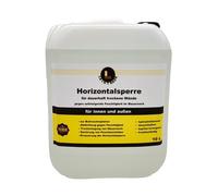 Leintrade Blocage horizontal (10 l) de liquide d'injection, blocage horizontal durable pour toutes les maçonneries, étanchéité murale contre l'humidité remontante, imperméable, utilisable en intérieur