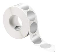 Leinuosen 1000 Pièces 1 Pouce Autocollants à Gratter Étiquettes Rondes Argent