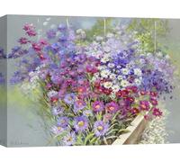 Leinwandbild, moderne Blumen - Nel Whatmore, As Far as the Eye Can See - 80x60 cm