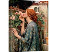 Leinwandbilder - John William Waterhouse, L'âme de la rose - 120x90 cm