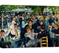 Leinwandbilder - Pierre-Auguste Renoir, Dance at Le Moulin de la Galette – 100x70 cm