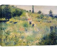 Leinwandbilder - Pierre-Auguste Renoir, Le chemin dans les hautes herbes - 70x50 cm
