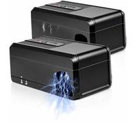 LEIPING 2X Ratte Souris électriques à l'intérieur de la Maison - traqueur de ravageurs, sans Tuer Les graines, réutilisable, Domestique sans Contact pour Tuer Les Rats