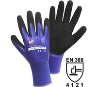 Leipold Doehle 1169-S Nitril Aqua Nylon Gants de travail Taille: 7, S EN 388 CAT II 1 pc(s)