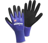 L+D Nitril Aqua 1169-XL Nylon Gants de travail Taille: 10, XL EN 388:2016 CAT II